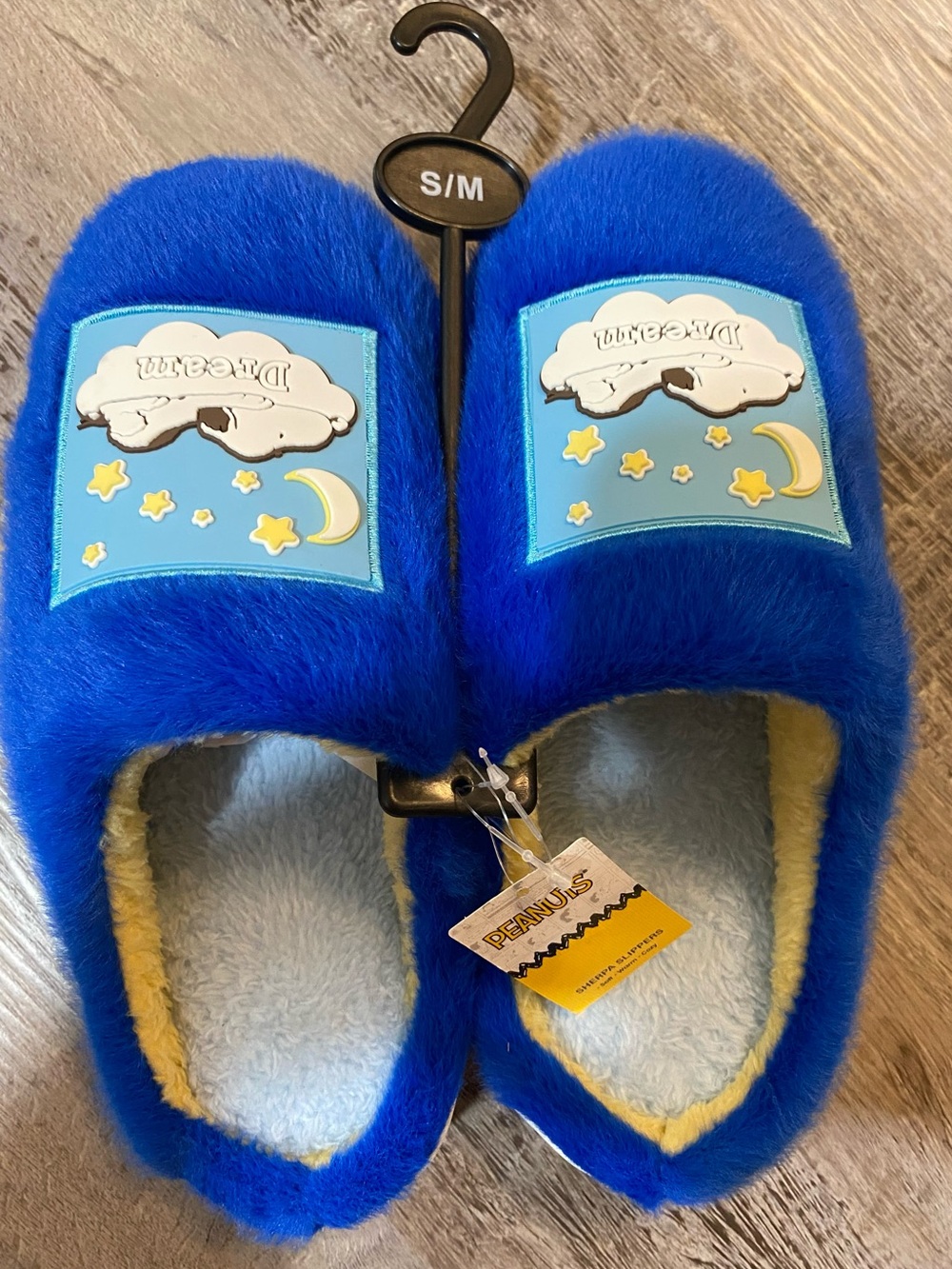 Peanuts Snoopy Sherpa Slippers S/M